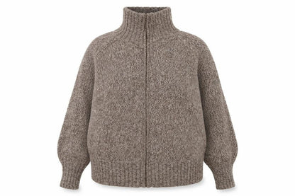 Womens UK Size 26-28 Marks and Spencer Brown Cardigan Jumper