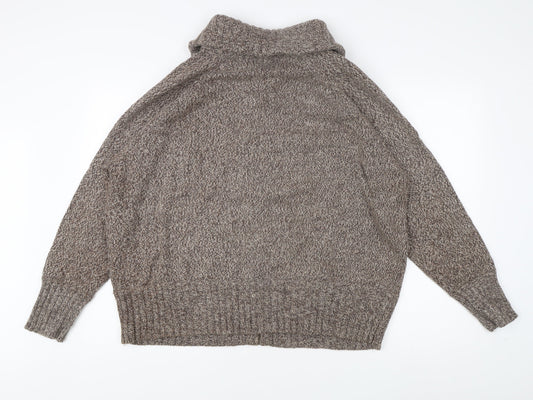 Womens UK Size 26-28 Marks and Spencer Brown Cardigan Jumper