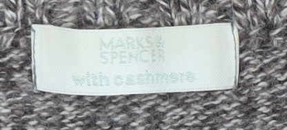 Womens UK Size 26-28 Marks and Spencer Brown Cardigan Jumper