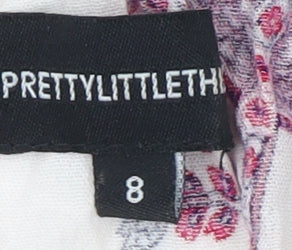 PrettyLittleThing Women's Multicoloured Paisley Playsuit