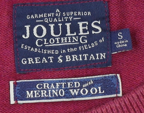 Joules Men's Red Pullover Jumper, Size S