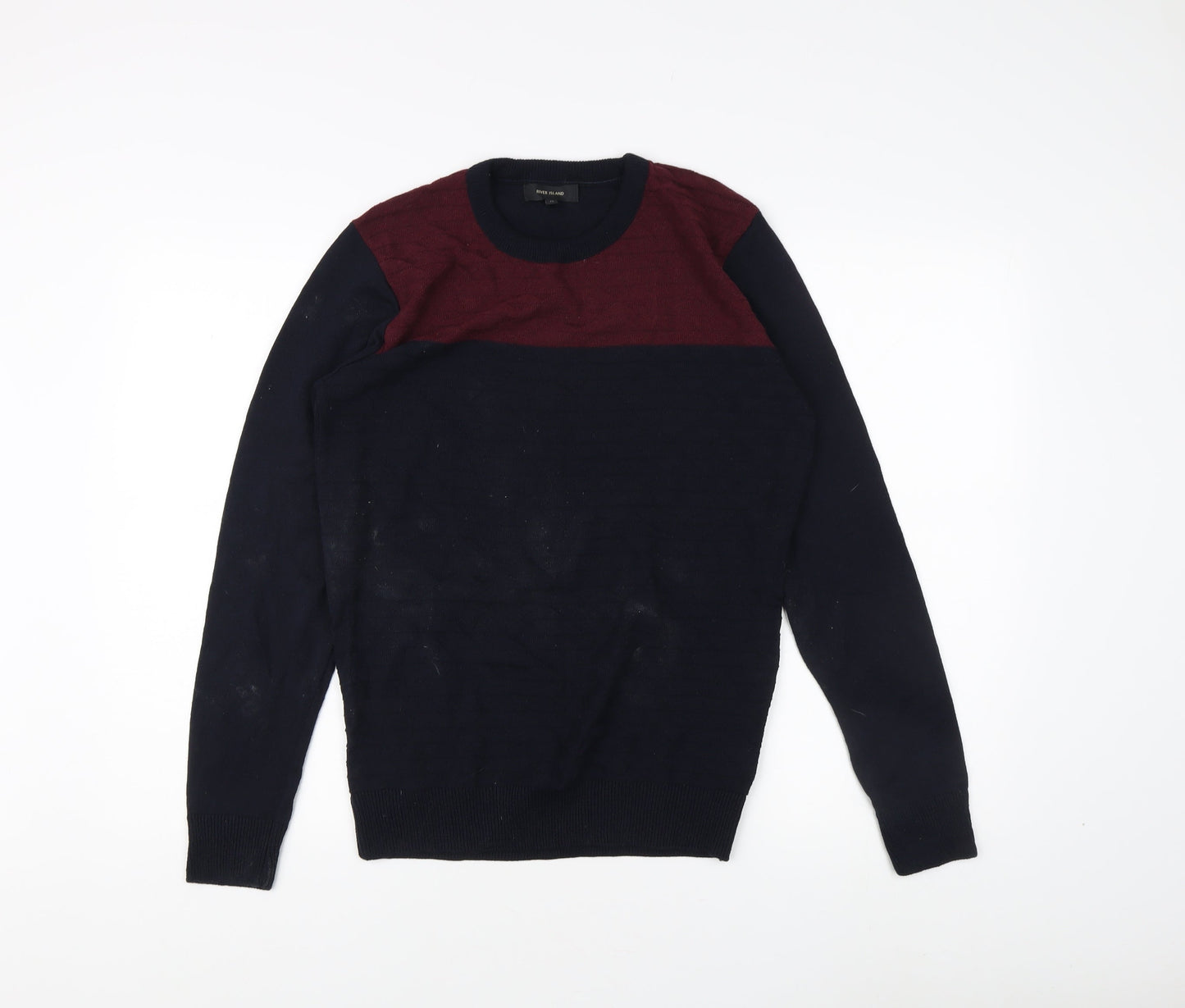 River Island Men's Multicoloured Pullover Jumper M