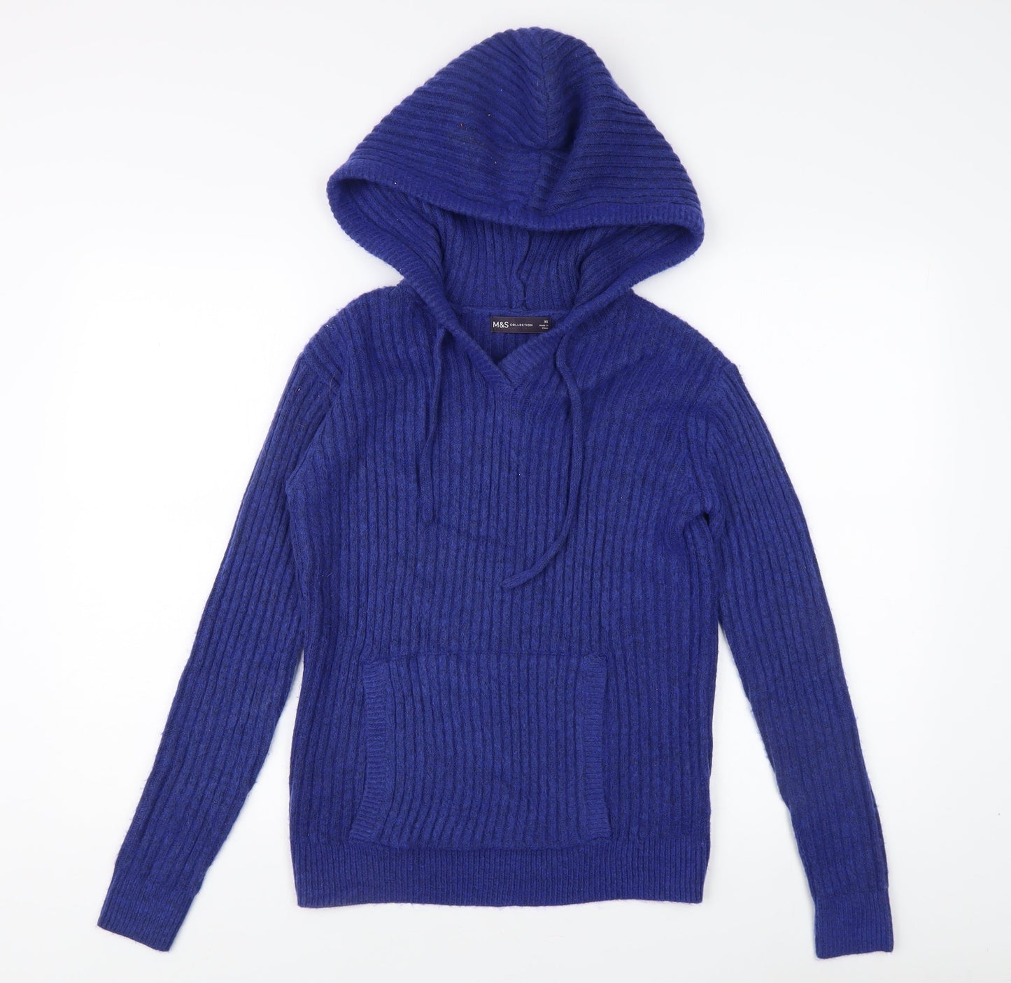 Womens UK Size XS Marks and Spencer Blue Pullover Jumper