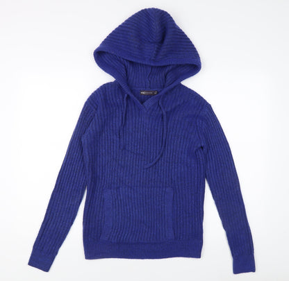 Womens UK Size XS Marks and Spencer Blue Pullover Jumper
