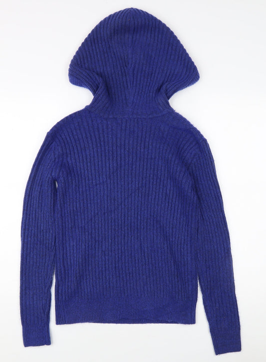 Womens UK Size XS Marks and Spencer Blue Pullover Jumper