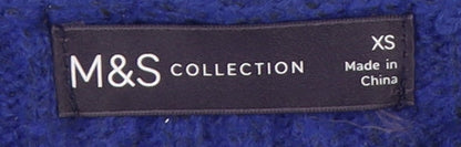 Womens UK Size XS Marks and Spencer Blue Pullover Jumper