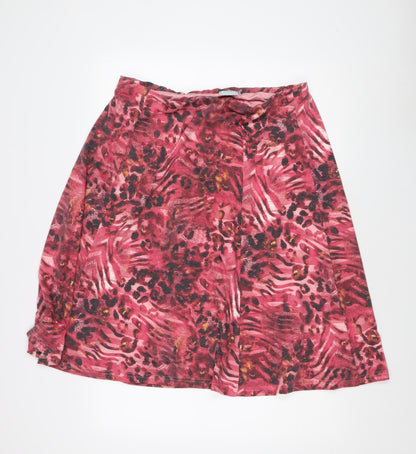 Honor Millburn Women's Pink Animal Print Skirt Size 20