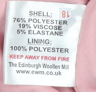 Honor Millburn Women's Pink Animal Print Skirt Size 20