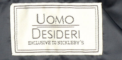 Uomo Desideri Men's Blue Blazer, Size 44, Formal Jacket