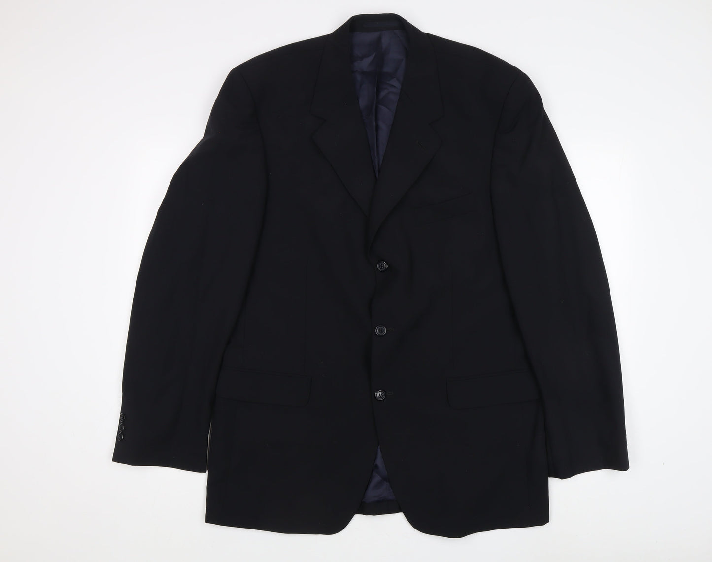 Mens UK Size 42 Burton Regular Black Suit Jacket