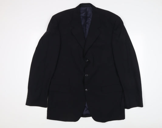 Mens UK Size 42 Burton Regular Black Suit Jacket