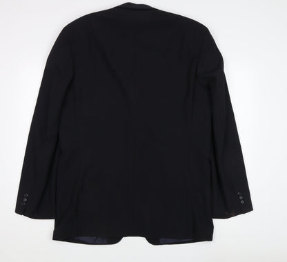 Mens UK Size 42 Burton Regular Black Suit Jacket