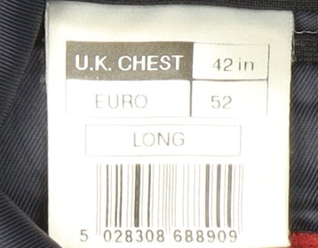 Mens UK Size 42 Burton Regular Black Suit Jacket