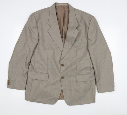 Mens UK Size 42 Skopes Regular Beige Suit Jacket