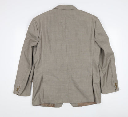 Mens UK Size 42 Skopes Regular Beige Suit Jacket