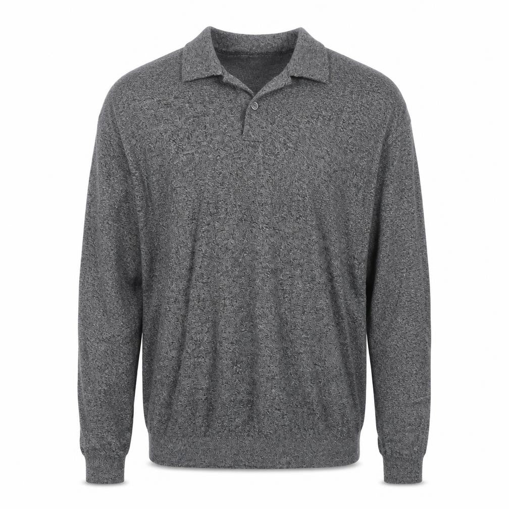 Mens UK Size XL NEXT Grey Henley Jumper