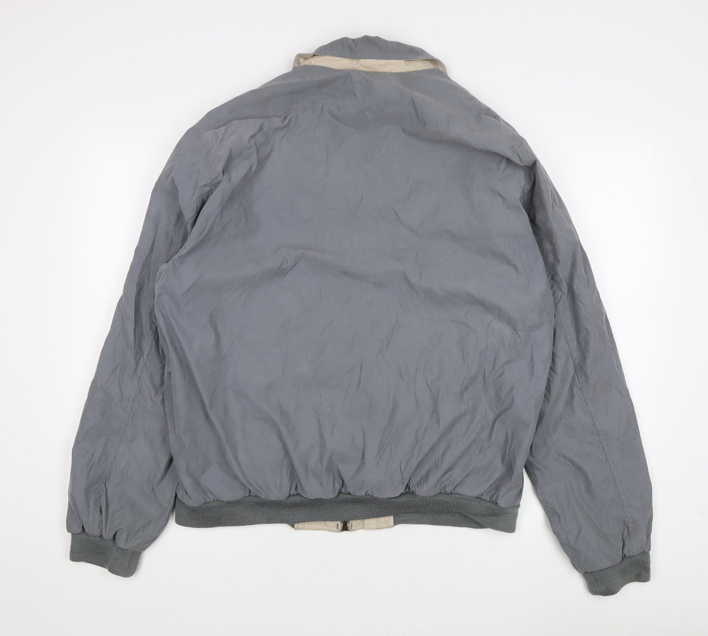 Mens UK Size L Savatini Grey Bomber Jacket