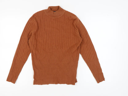 Womens UK Size 14 Marks and Spencer Brown Pullover Jumper