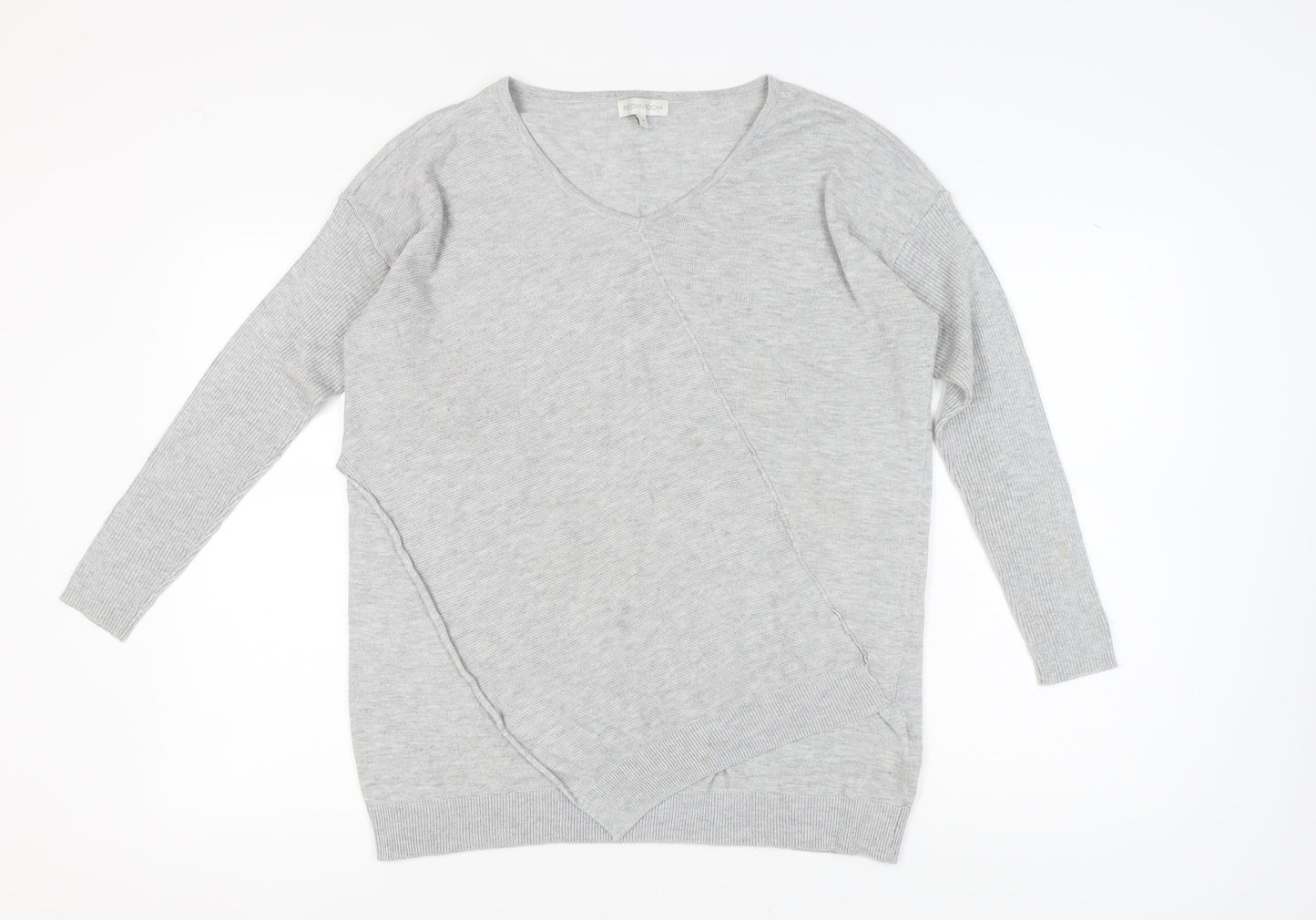 Womens UK Size 16 RJR.John Rocha Grey Pullover Jumper