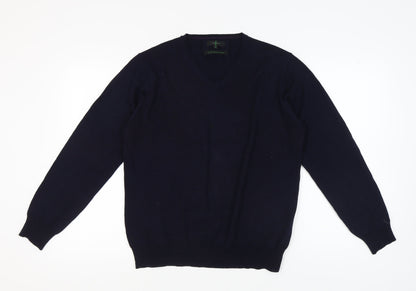 Jasper Conran Men's Blue Pullover Jumper Size M