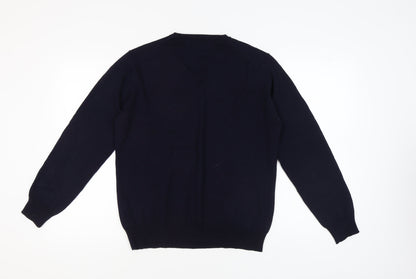 Jasper Conran Men's Blue Pullover Jumper Size M