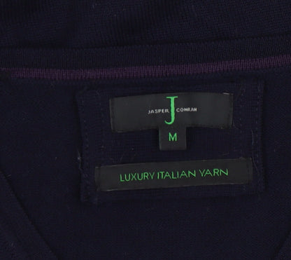 Jasper Conran Men's Blue Pullover Jumper Size M