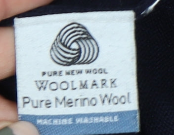 Jasper Conran Men's Blue Pullover Jumper Size M