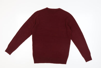 Kensington Eastside Men's Red Pullover Jumper Size M