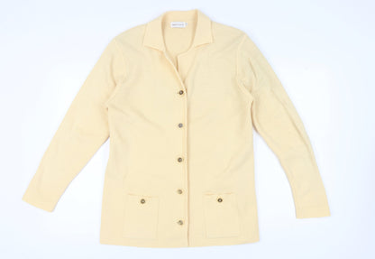 Womens UK Size M Bonmarché Beige Cardigan Jumper