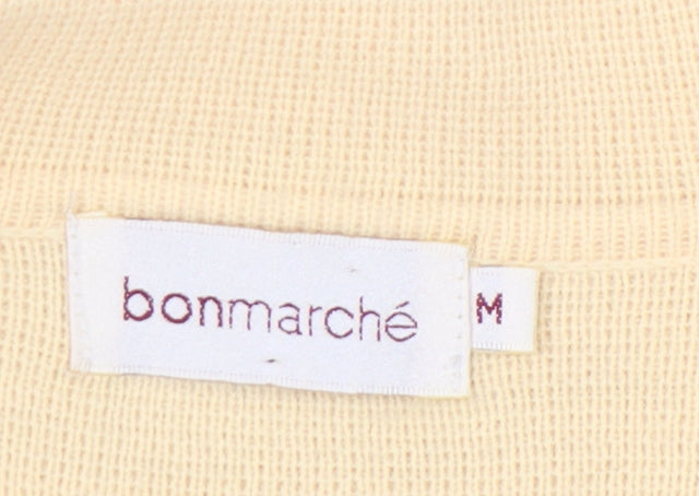 Womens UK Size M Bonmarché Beige Cardigan Jumper
