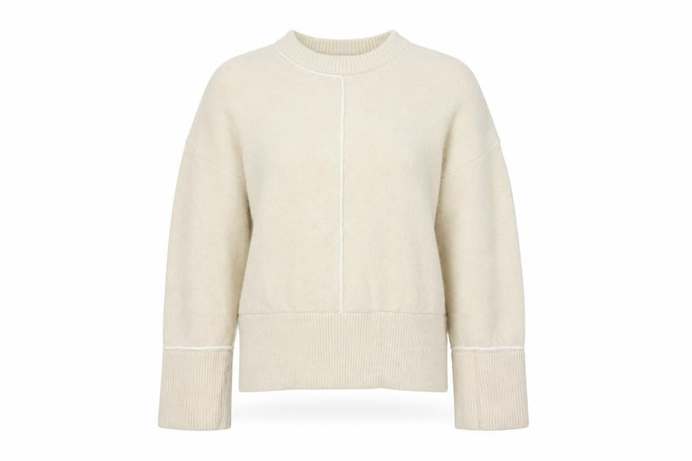 Womens UK Size 8 Zara Beige Pullover Jumper