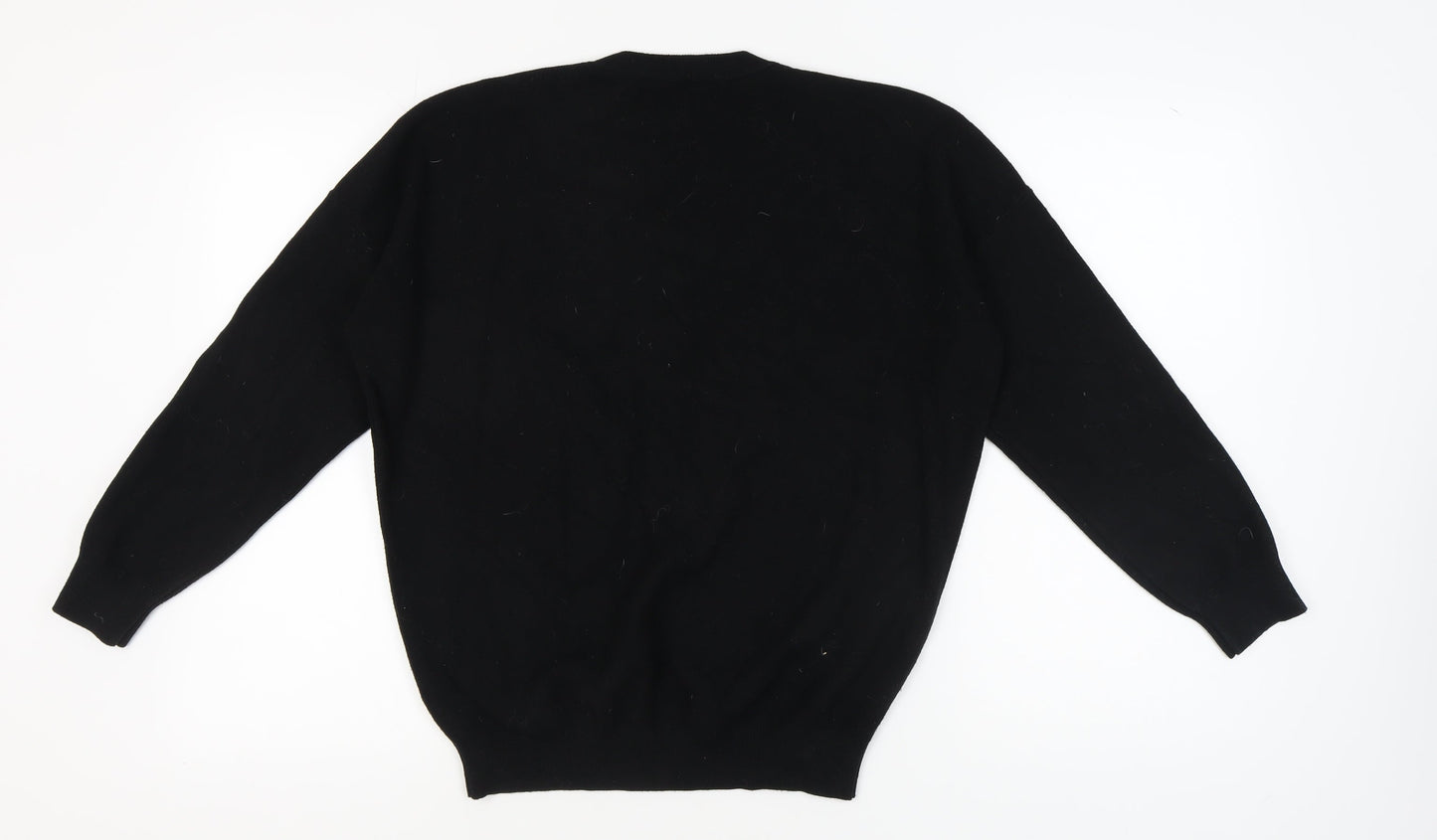 Womens UK Size M/L QED London Black Pullover Jumper
