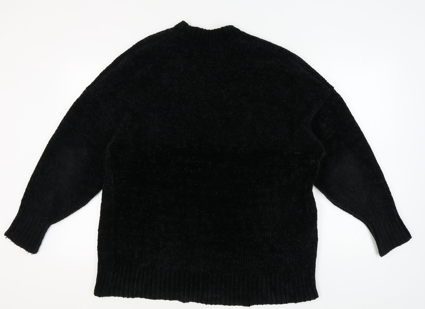 Womens UK Size M Zara Black Pullover Jumper