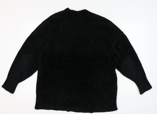 Womens UK Size M Zara Black Pullover Jumper