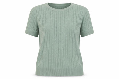 Womens UK Size M Jones New York Green Pullover Jumper