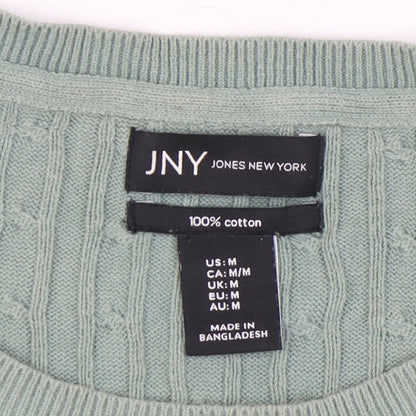 Womens UK Size M Jones New York Green Pullover Jumper