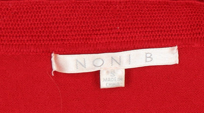 Noni B Women's Red Pullover Jumper, Size S