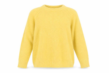 Red Herring Women's Yellow Pullover Jumper Size 12