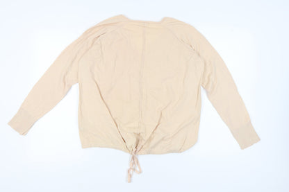 Womens UK Size 14 Marks and Spencer Beige Pullover Jumper