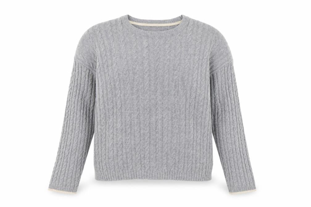 Womens UK Size 14 Paul Costelloe Grey Pullover Jumper