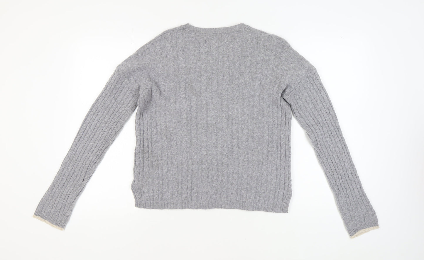 Womens UK Size 14 Paul Costelloe Grey Pullover Jumper