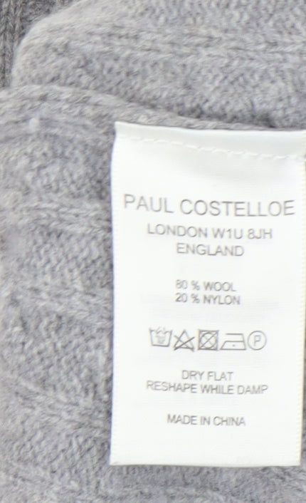 Womens UK Size 14 Paul Costelloe Grey Pullover Jumper
