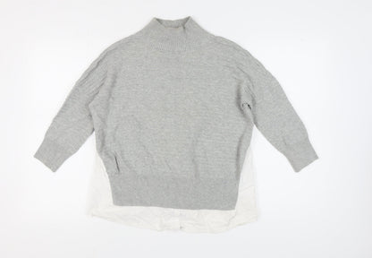 French Connection Women's Grey Pullover Jumper S