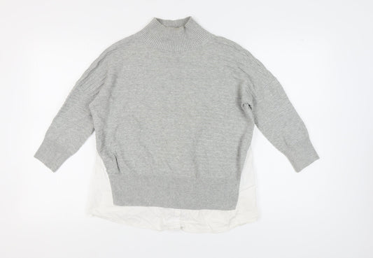 French Connection Women's Grey Pullover Jumper S
