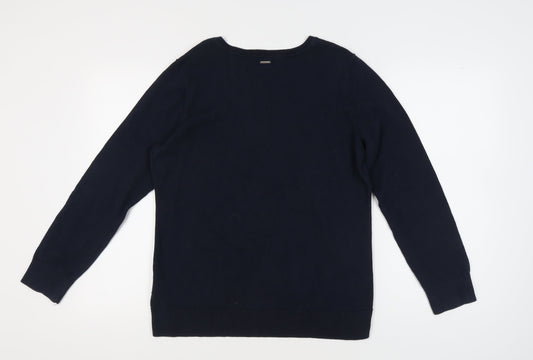 Nautica Men's Blue XL Pullover Jumper, Cotton, Crew Neck