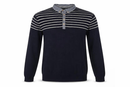 Mens UK Size 6 Ted Baker Blue Henley Jumper