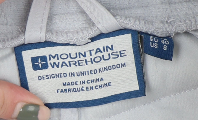 Womens UK Size 12 Mountain Warehouse Grey Puffer Jacket Jacket