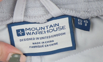 Womens UK Size 12 Mountain Warehouse Grey Puffer Jacket Jacket