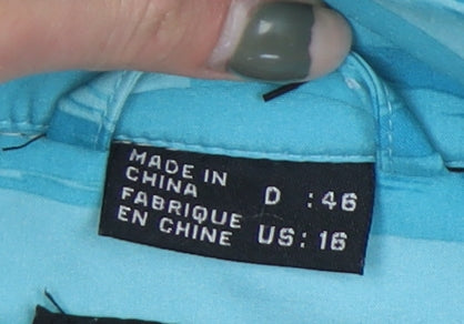 Womens UK Size 18 Killtec Blue Windbreaker Coat
