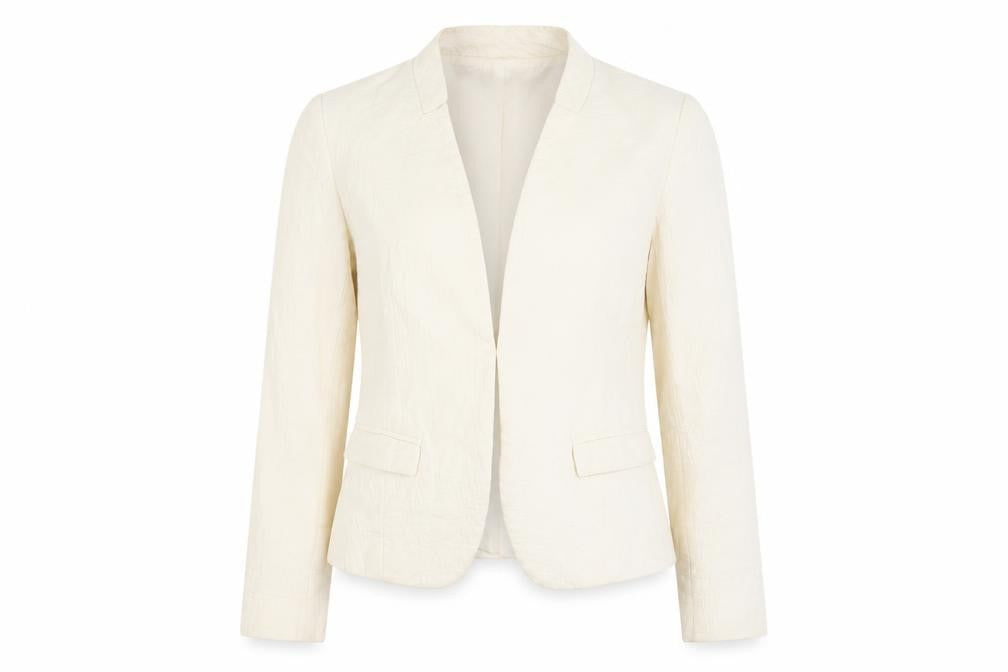 Womens UK Size 12 Zara Regular Ivory Blazer